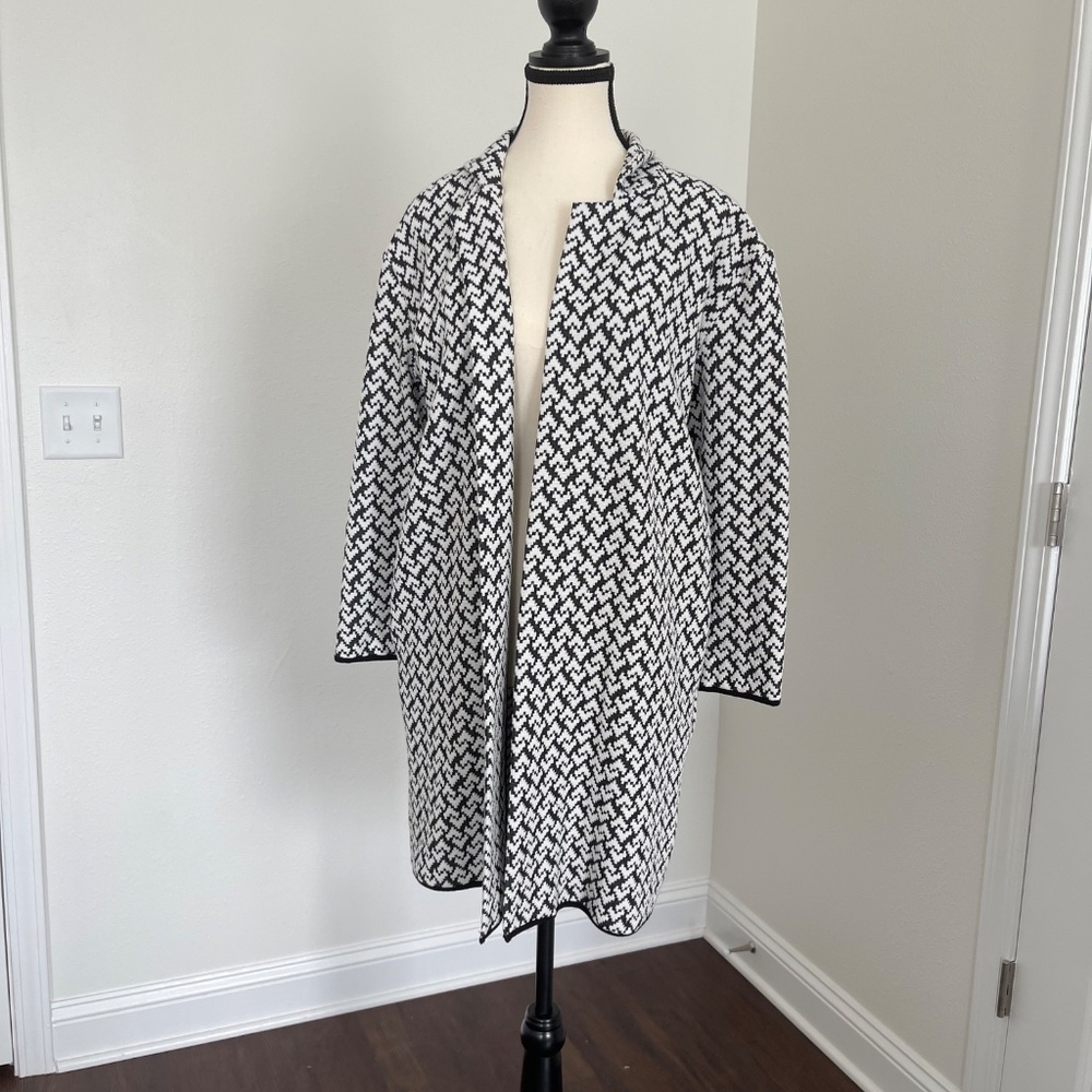 Herringbone Philosophy Jacket - Sweater Jacket - … - image 2